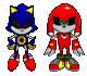 Metal Sonic & Knux